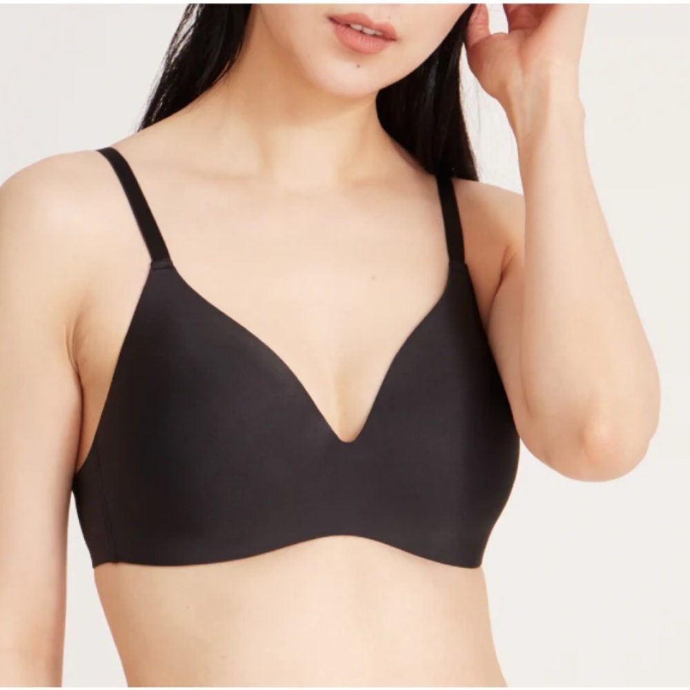 NWT Knix Fit Infinity Black Wireless Bra size XS